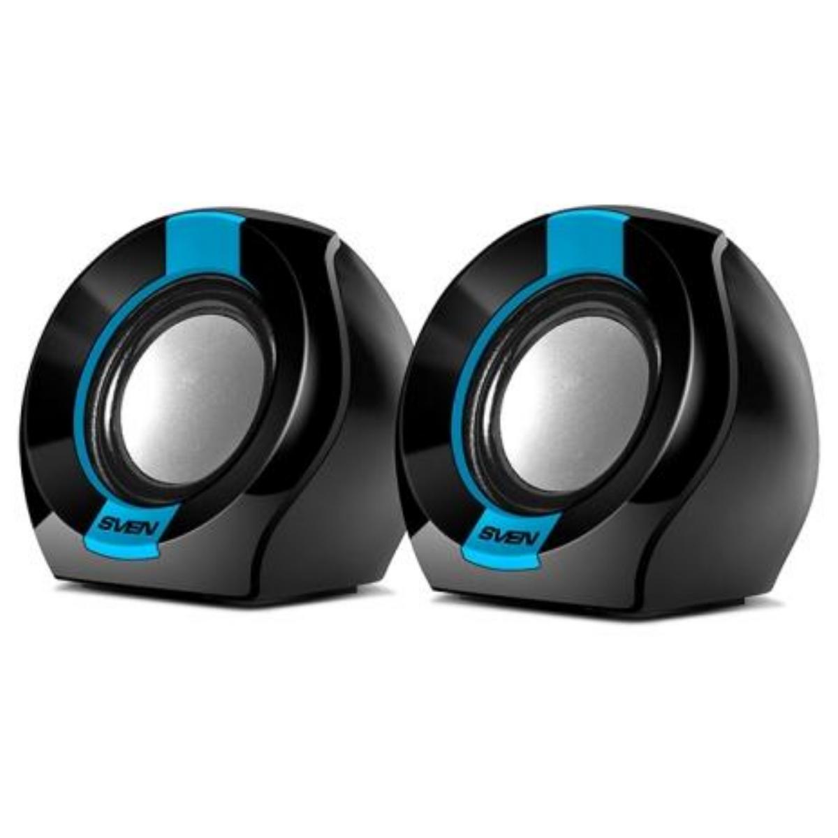 Акустическая система sven. Колонки 2.0 Sven 150 (2x2.5w, USB) Black/Blue. Sven 150 Black-Blue (USB). Колонки Sven 150. Колонки 2.0 Sven 150.