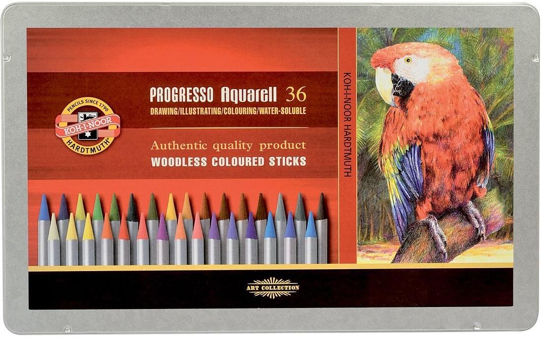 Colored Pencil Set (Aquarelle) Koh-I-Noor 8785036001PL 36pcs. Metal Case