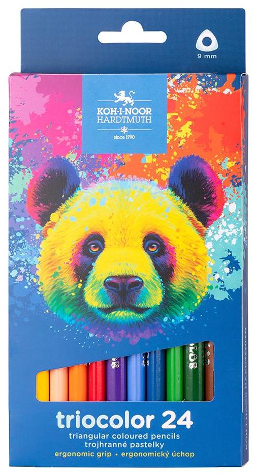 Colored Pencil Set, Triangular, Magnum Koh-I-Noor 3144024010KS 24pcs.