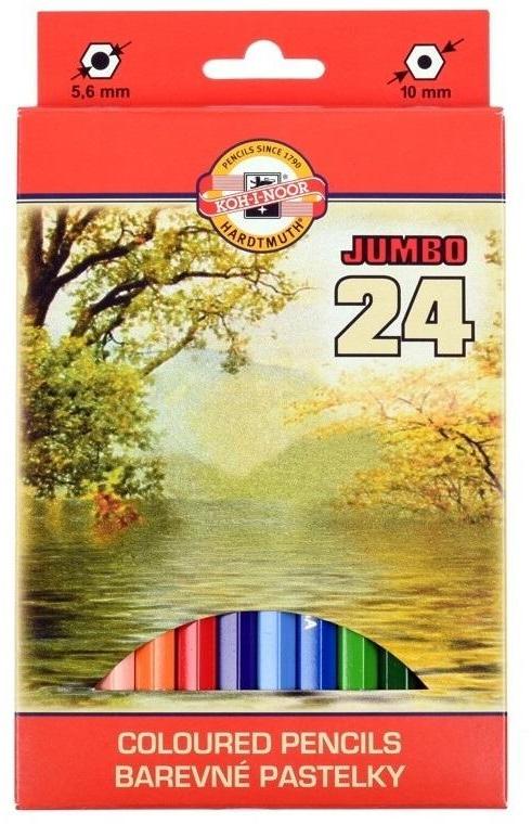 Jumbo Colored Pencil Set Koh-I-Noor 3384024001KS 24pcs.