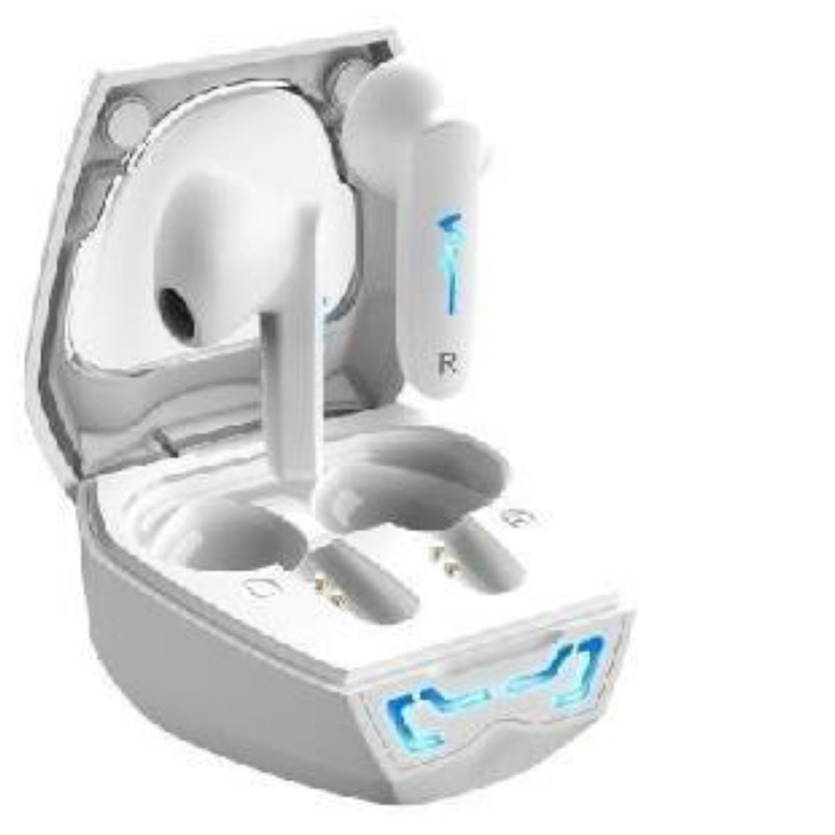 HS-M920BT Genius,Headset White,Bluetooth 5.3 Earbuds with LED light ...