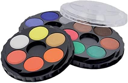 Round Water Colors Koh-I-Noor 017150500000 O22,5mm. 18 colors