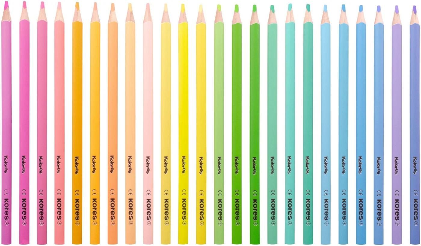 Color Pencils Pastel Kores 24 Colors