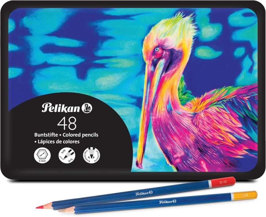 Colored pencils Pelikan 3.3mm Tip 48 Colors