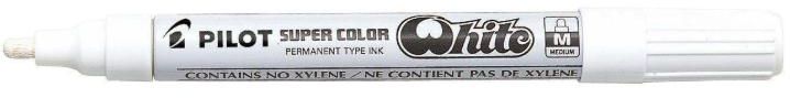 Super Color - Marker - White - Medium Tip Pilot