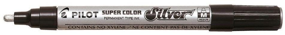 Super Color - Marker - Silver - Medium Tip Pilot