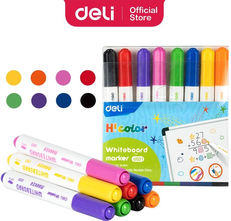 Whiteboard Marker Deli 8 Colors