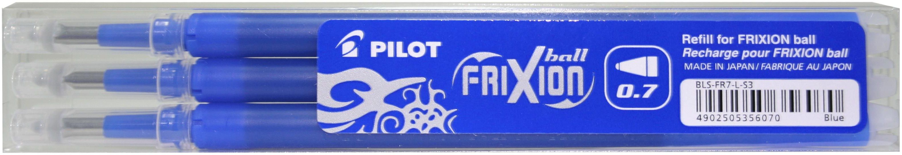 Set of 3 refills FriXion Ball - 0.7mm Tip Pilot