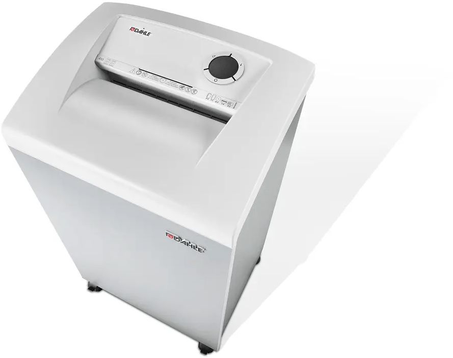 Shredder DAHLE 410 80-gsm: 17 Sheets. Security level: P-4/F-1/O-3/T-4/E-3
