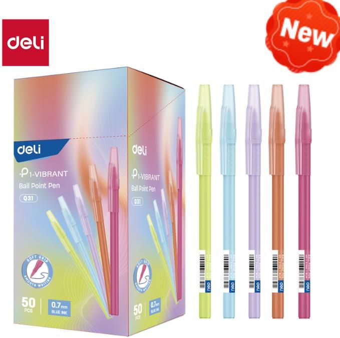 Ballpoint Pen Deli 0.7mm Tip (Color May Vary)