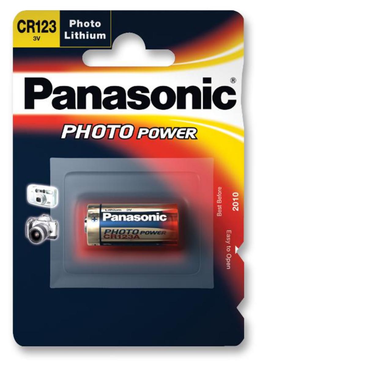 Pile CR123 Lithuim 3V Panasonic - Batteries