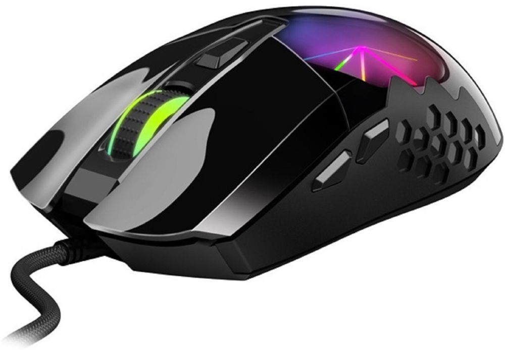 გეიმერების მაუსი Genius Scorpion M715 USB, D visual effect of LED light RGB color, 800~7200 dpi, 6 buttons