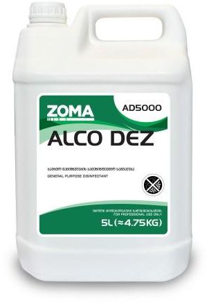 Zoma Alco Dez 5L საერთო დანიშნულების სადეზინფექციო საშუალება