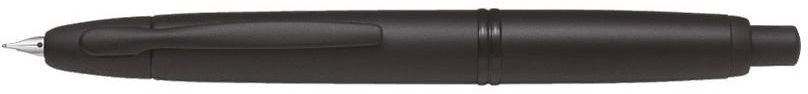 სასაჩუქრე ავტოკალამი Capless Matt Black Trim - შავი - საშუალო 18 კარატიანი ოქროს წვერი - სასაჩუქრე ყუთი Pilot