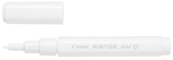 უნივერსალური სახატავი მარკერი - წვერი EF (წვრილი) - თეთრი Pilot Pintor